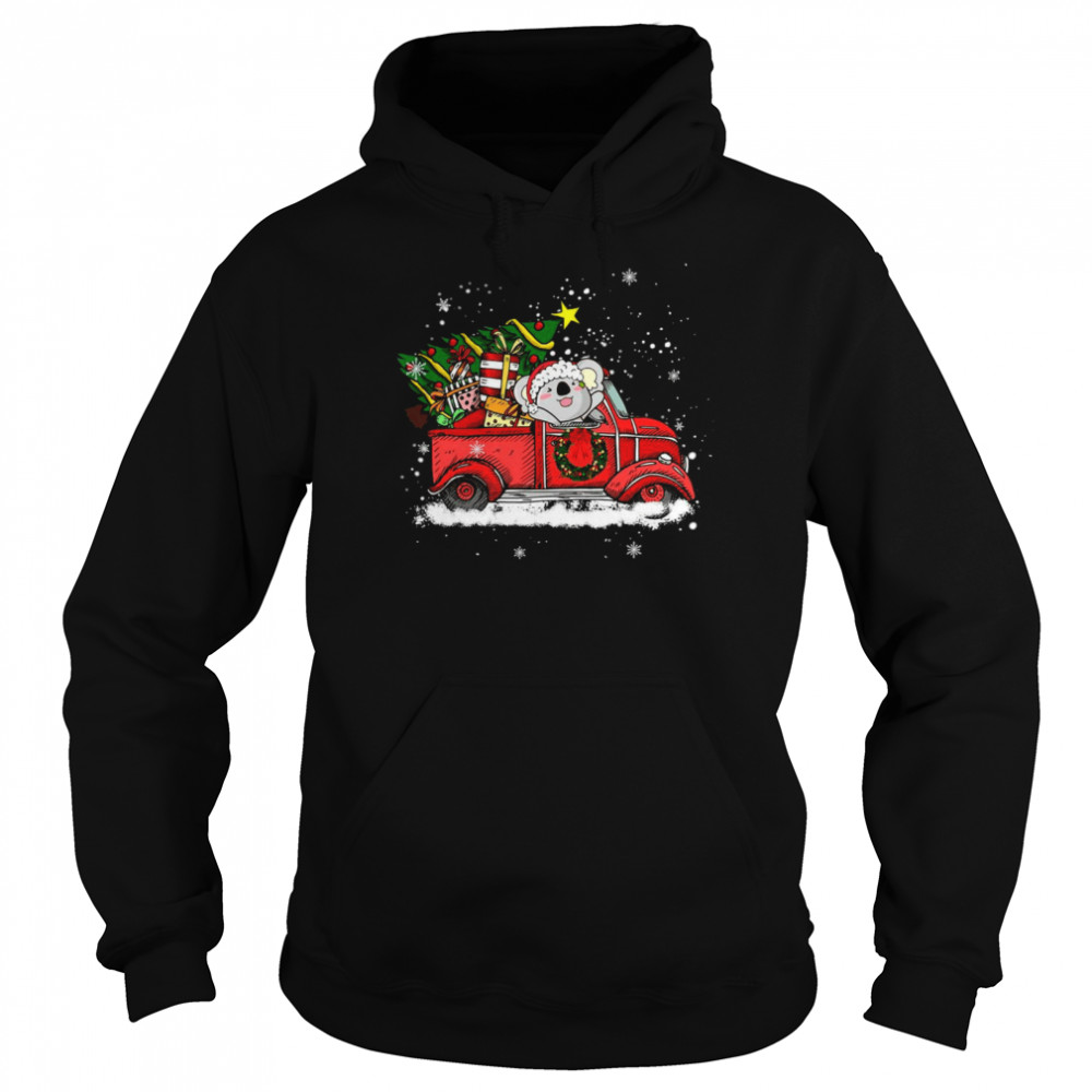 Koala Winter Car Christmas Sweater Unisex Hoodie