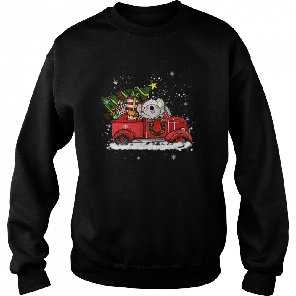 Koala Winter Car Christmas Sweater Unisex Sweatshirt