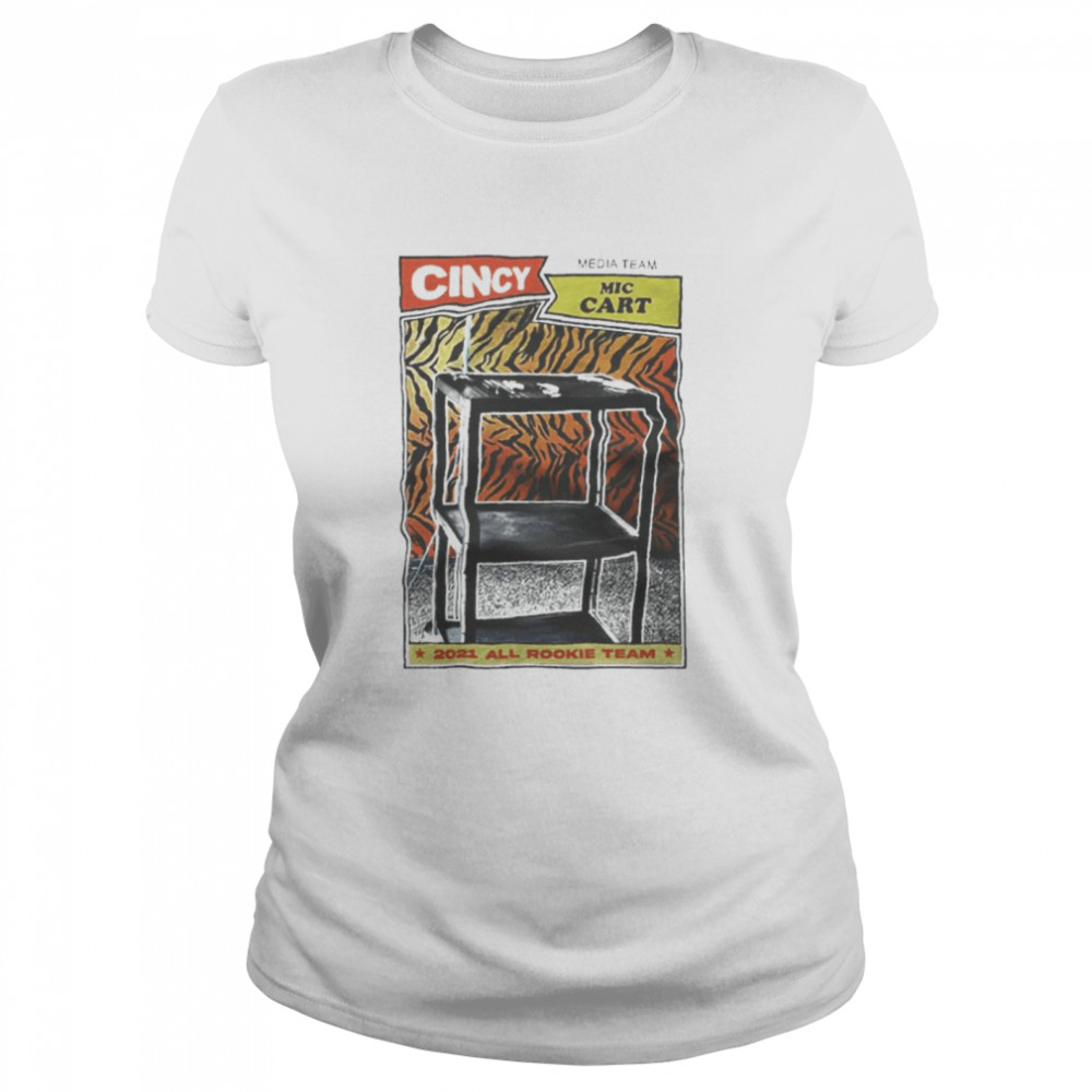 Mic Cart Cindy Media Team 2021 All Rookie Team Classic Women's T-shirt