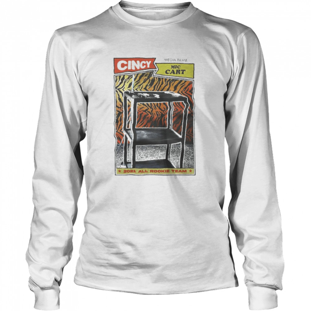 Mic Cart Cindy Media Team 2021 All Rookie Team Long Sleeved T-shirt