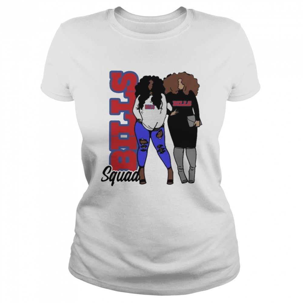 Official black woman friend buffalo bills squad shirt Classic Women's T-shirt