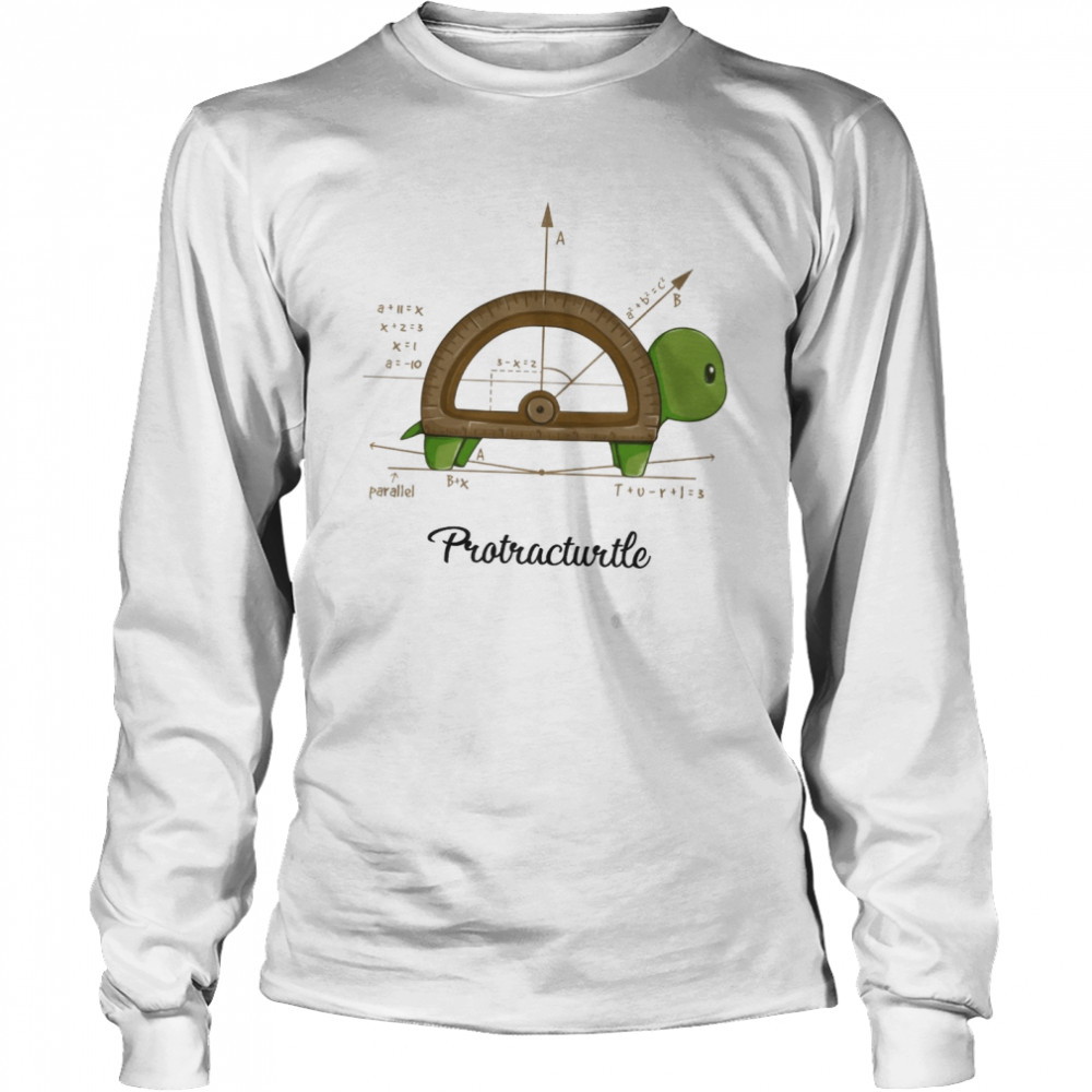 Protracturtle turtle shirt Long Sleeved T-shirt