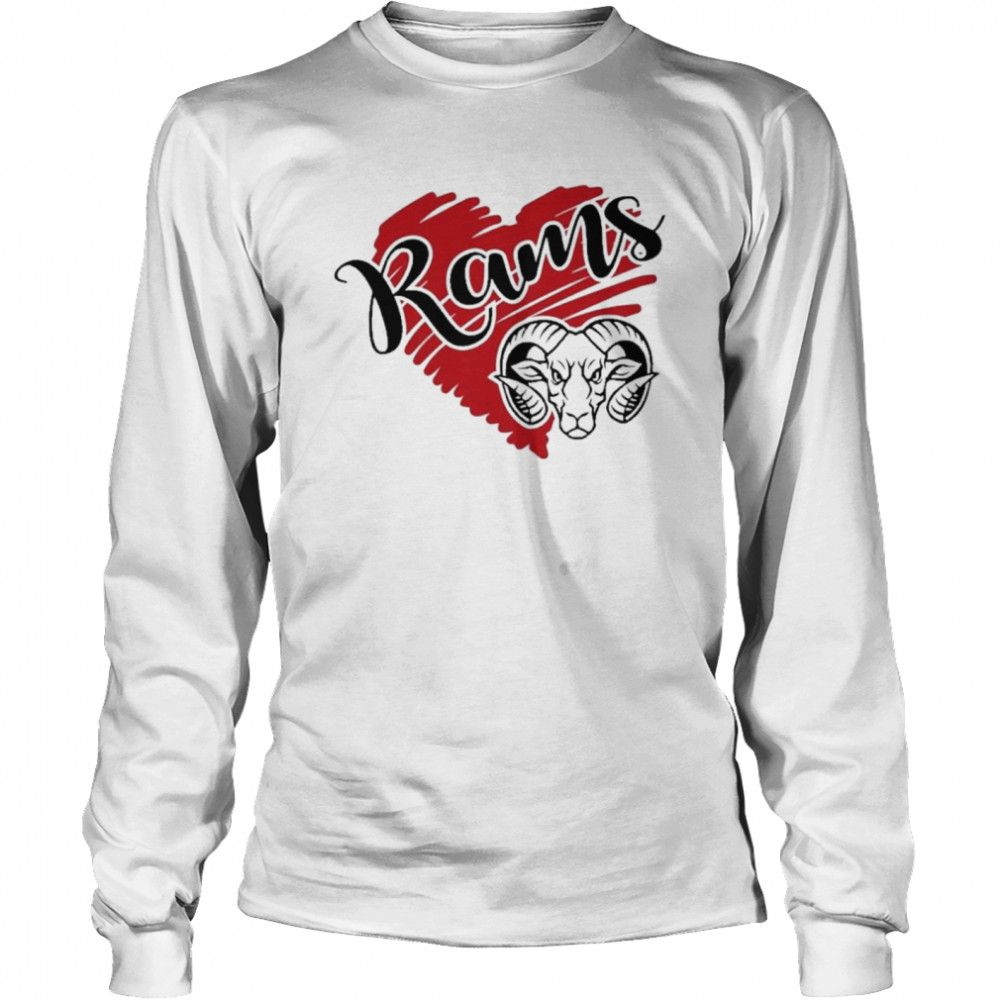 Rams team football soccer baseball volleyball shirt Long Sleeved T-shirt