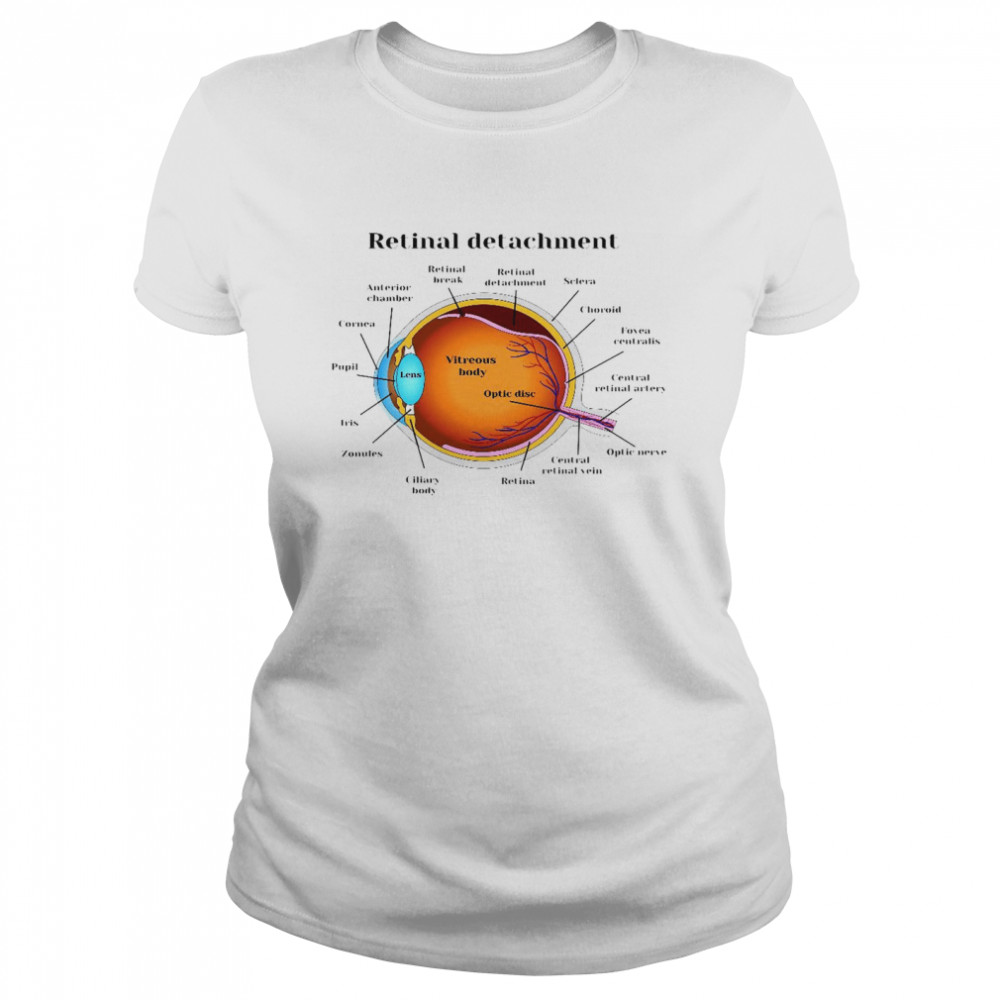 Retinal detachment anterior chamber retinal break retinal detachment shirt Classic Women's T-shirt