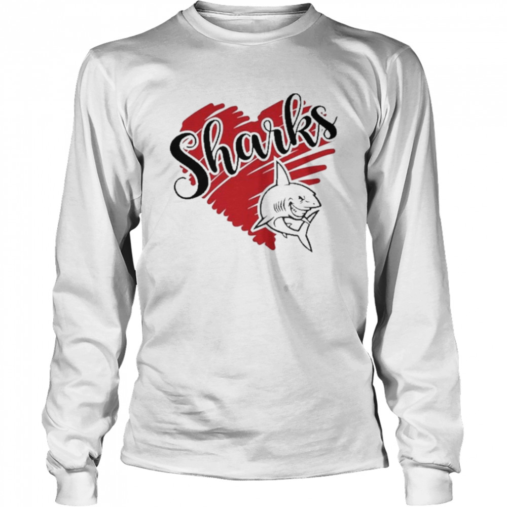 Sharks football soccer baseball volleyball shirt Long Sleeved T-shirt