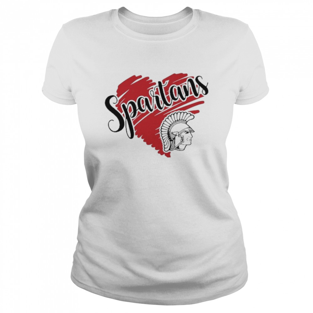 Spartans football soccer baseball volleyball shirt Classic Women's T-shirt