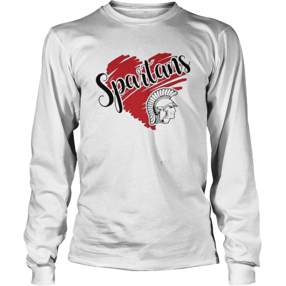 Spartans football soccer baseball volleyball shirt Long Sleeved T-shirt