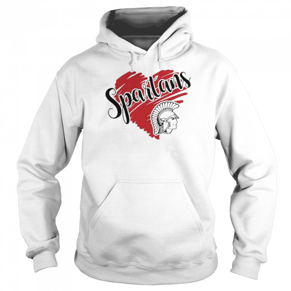 Spartans football soccer baseball volleyball shirt Unisex Hoodie