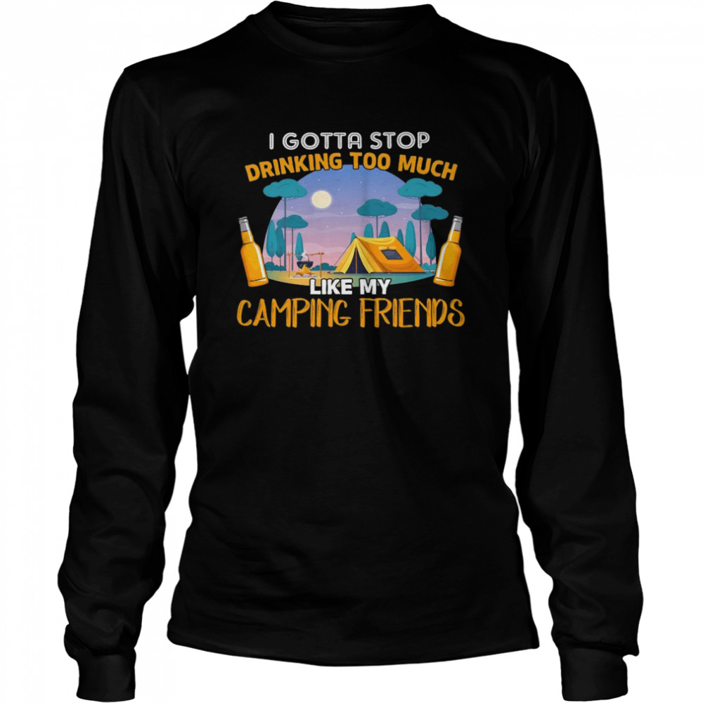 camping friends shirt