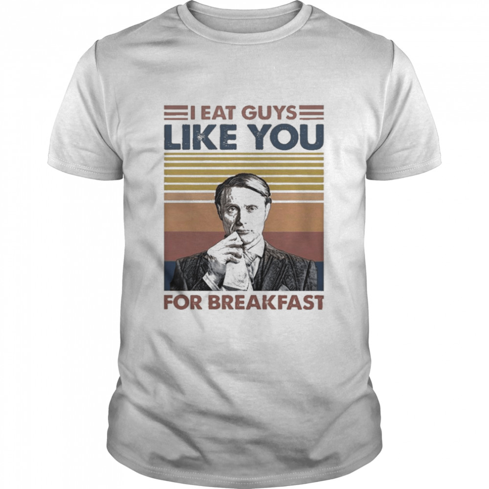 Jeffrey Dahmer I eat guys like You for breakfast vintage shirt Classic Men's T-shirt