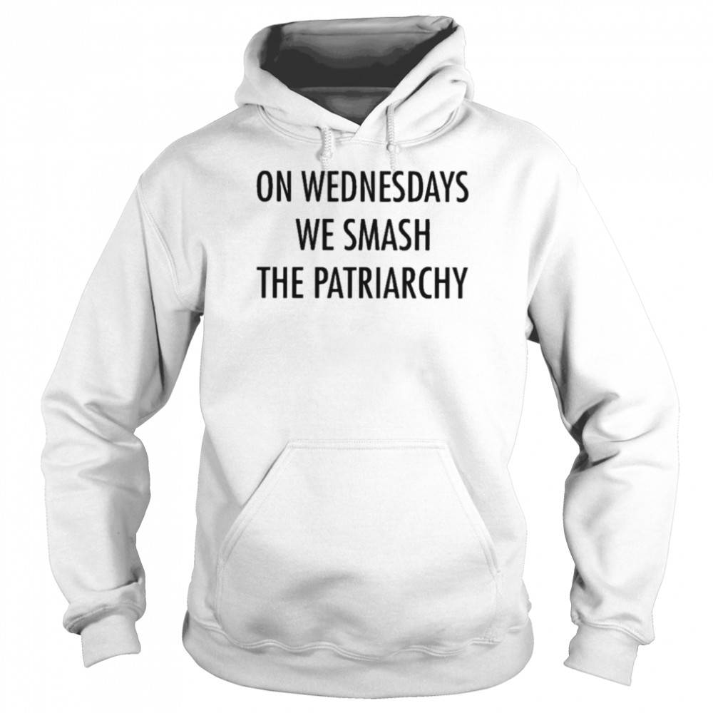 On wednesdays we smash the patriarchy shirt Unisex Hoodie