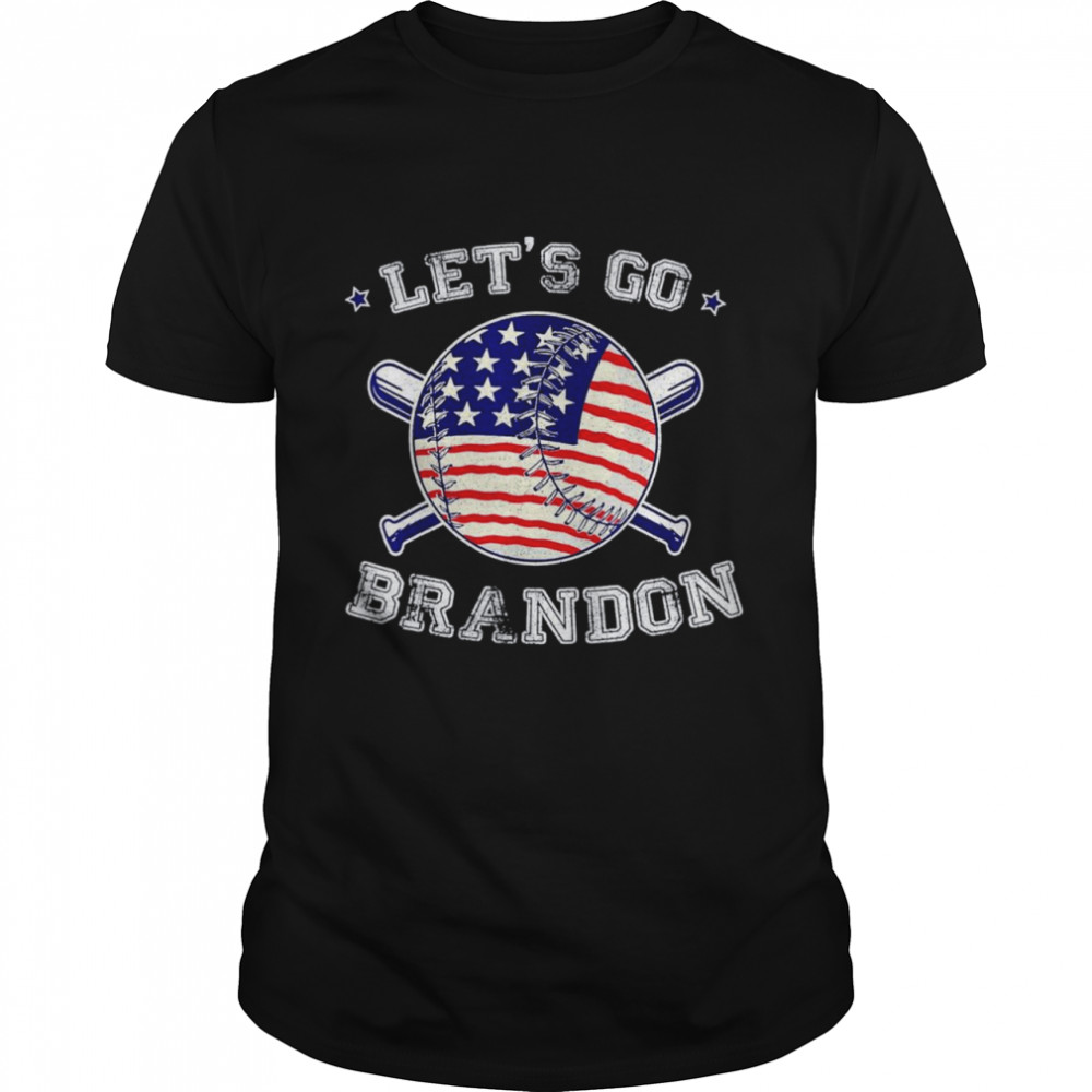 Let’s Go Brandon Baseball Bat US Flag Shirt