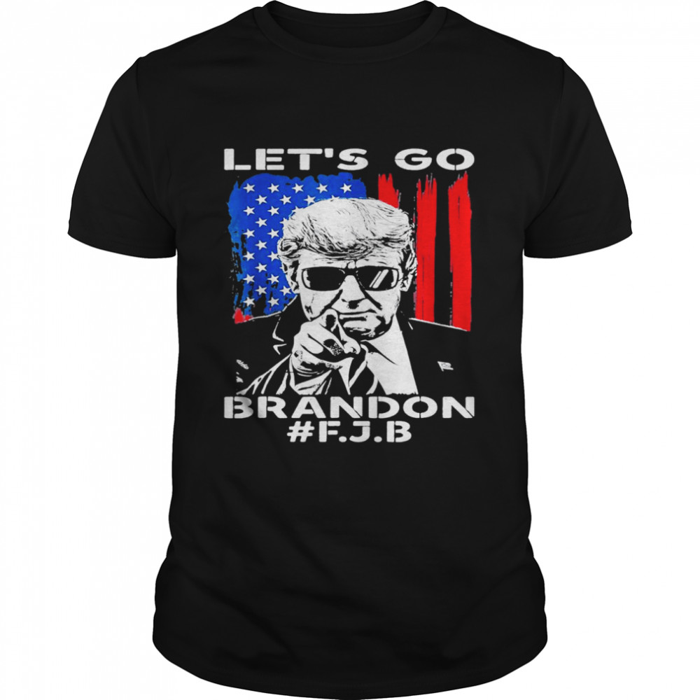 let’s go brandon chant conservative antI liberal us flag pro Trump shirt
