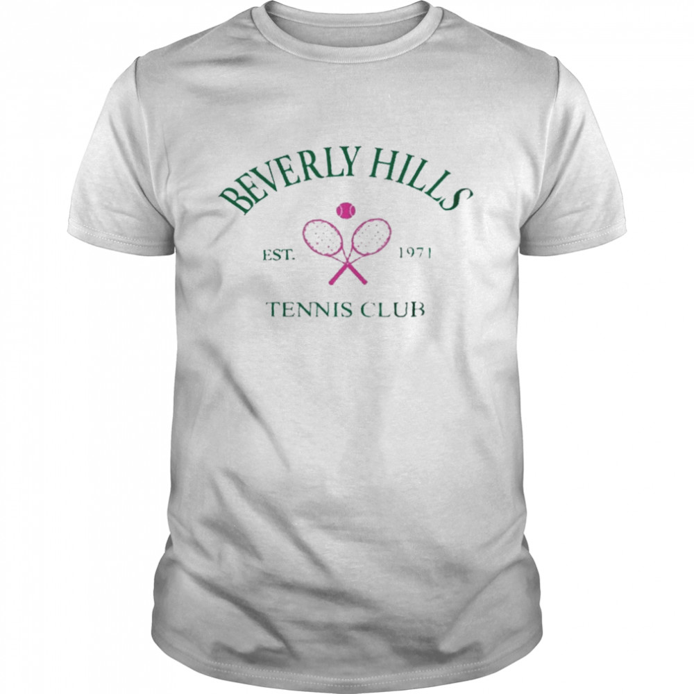 Beverly hills est 1971 tennis club shirt T Shirt Classic