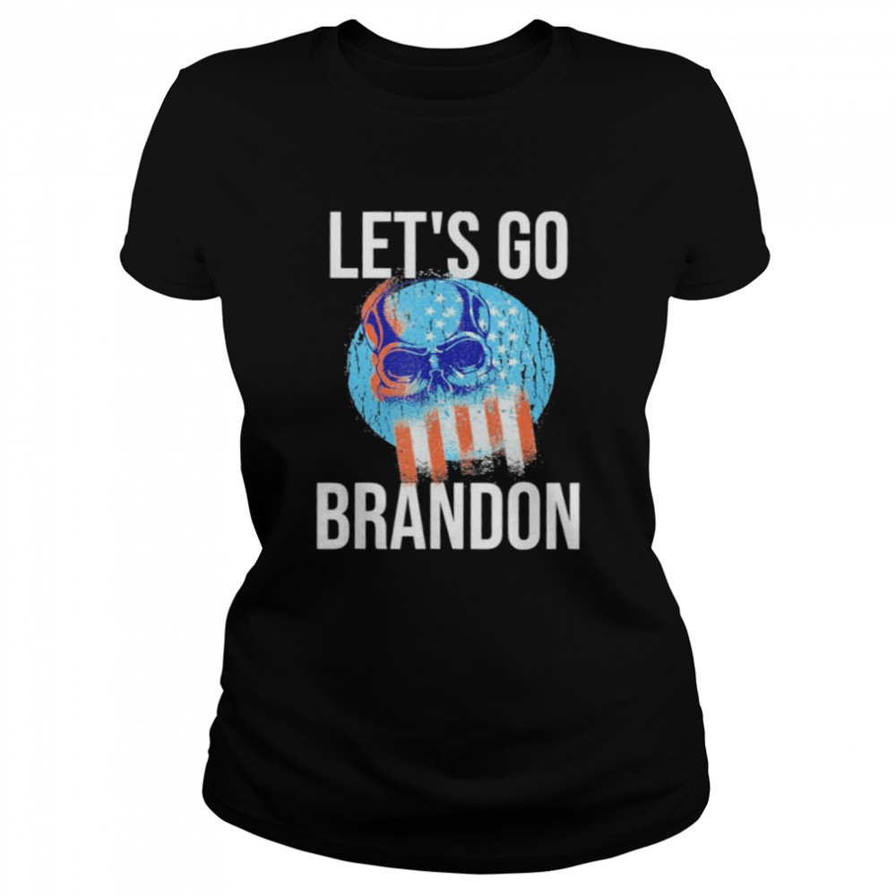 Lets Go Brandon Anti Biden Usa Flag shirt Classic Women's T-shirt