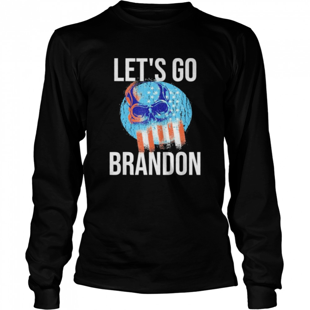 Lets Go Brandon Anti Biden Usa Flag shirt Long Sleeved T-shirt