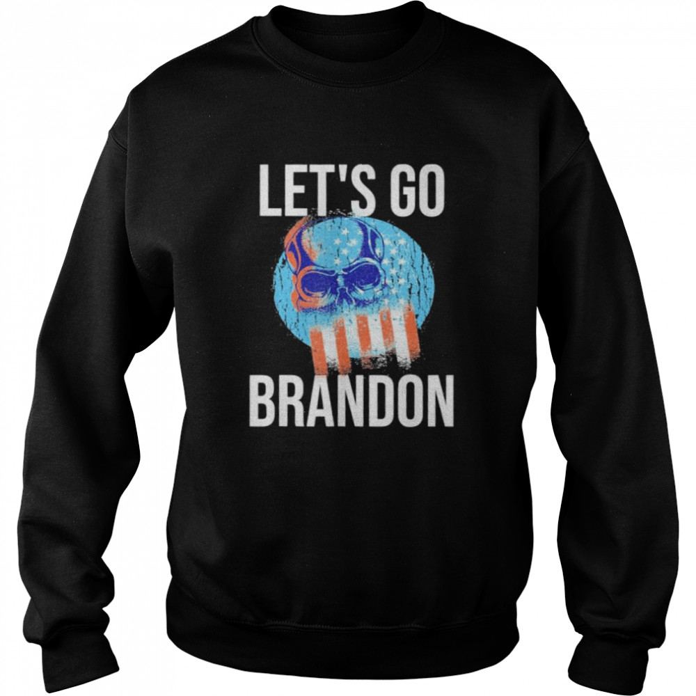 Lets Go Brandon Anti Biden Usa Flag shirt Unisex Sweatshirt