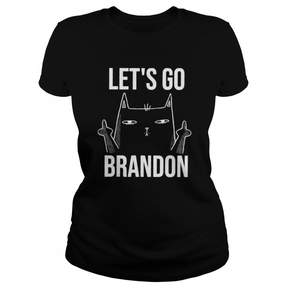 Lets Go Brandon Biden Conservative Anti Liberal Usa Flag shirt Classic Women's T-shirt