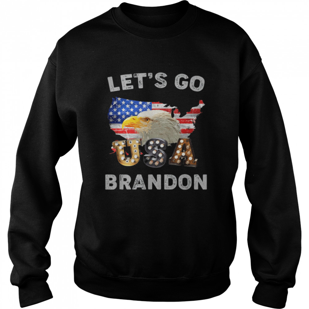 Let’s Go Brandon Conservative Eagle US Flag Unisex Sweatshirt