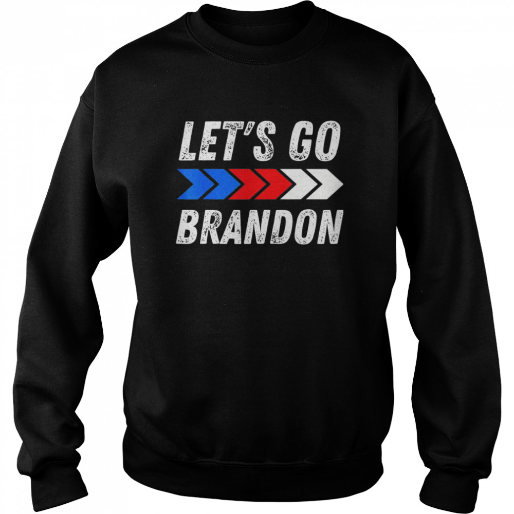 Let’s Go Brandon Conservative US Flag Meme Unisex Sweatshirt