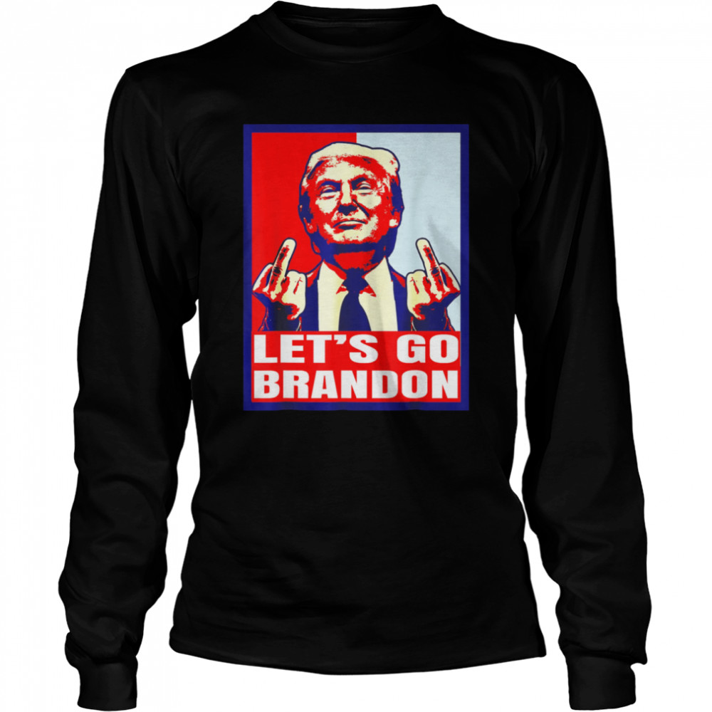 Let’s Go Brandon FJB Conservative US Flag Impeach 46 Long Sleeved T-shirt