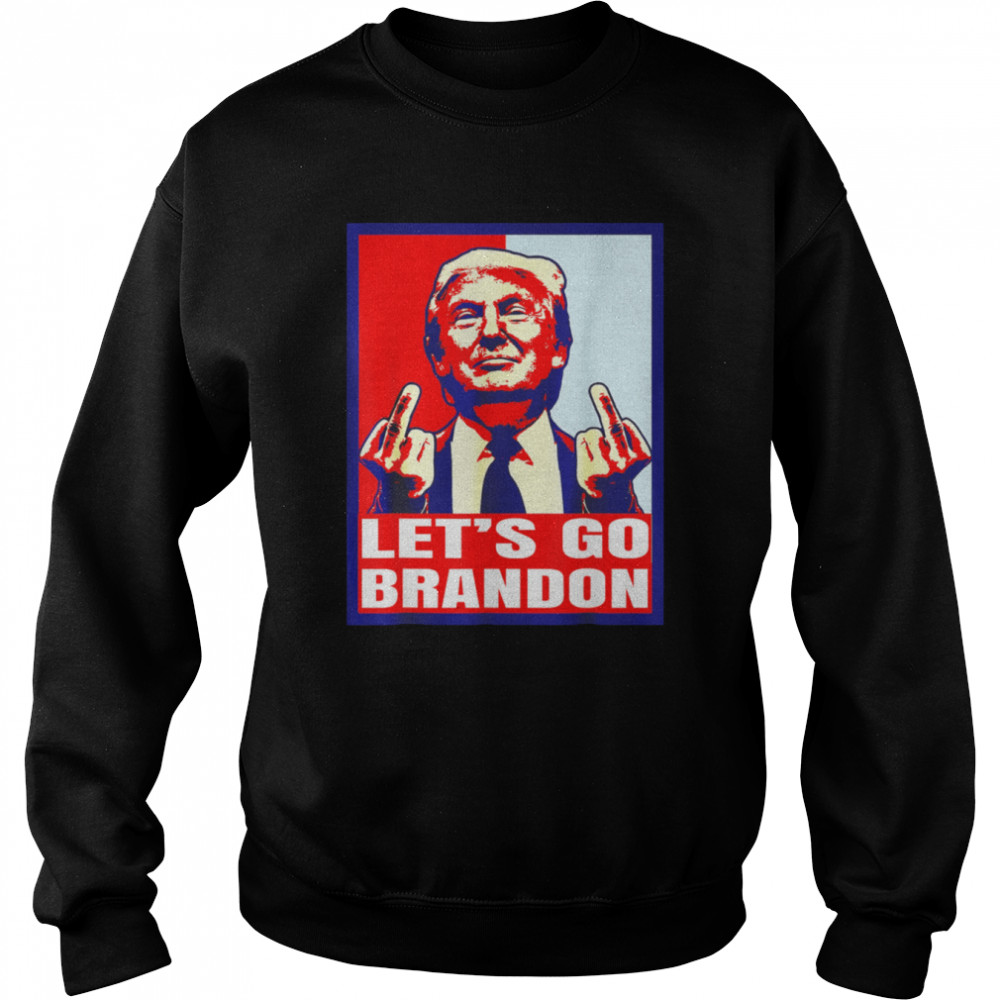 Let’s Go Brandon FJB Conservative US Flag Impeach 46 Unisex Sweatshirt