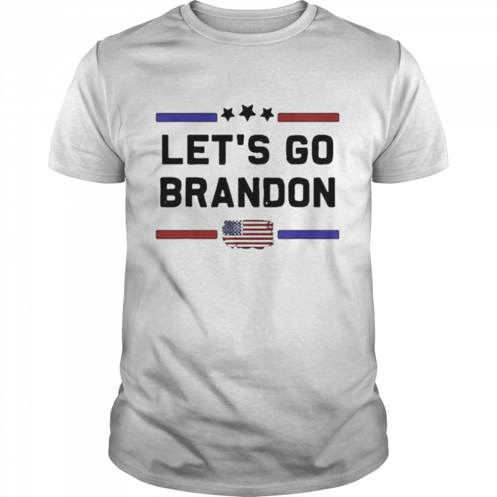 Let’s Go Brandon FJB Nascar American flag Shirt