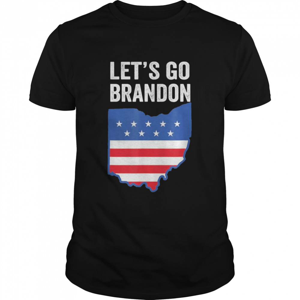 lets Go Brandon Ohio Map shirt