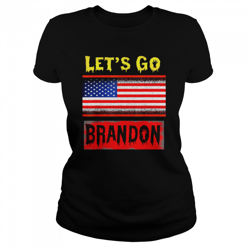 Let’s Go Brandon Sanderson Us Flag Classic Women's T-shirt