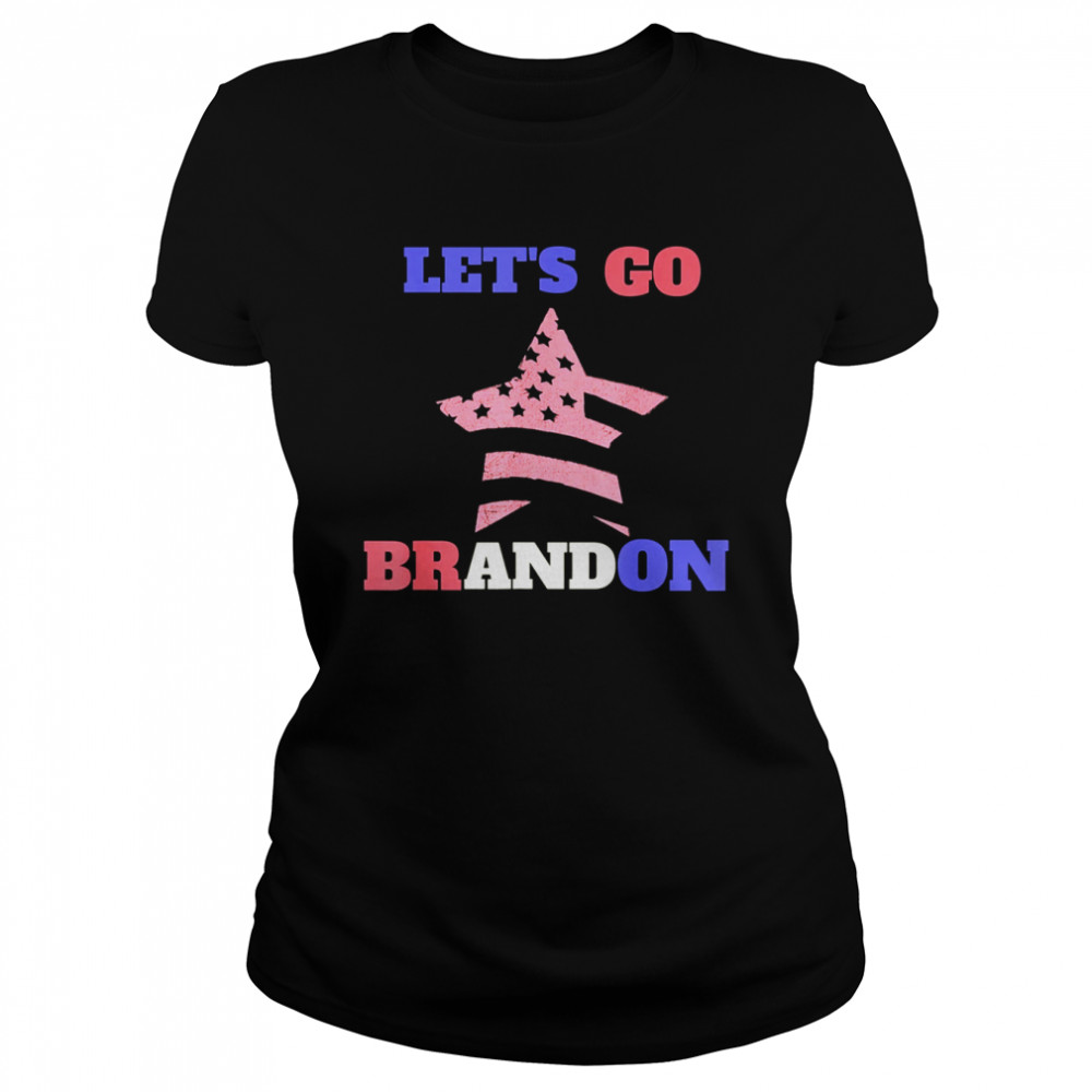 Let’s Go Brandon Star US Flag Classic Women's T-shirt