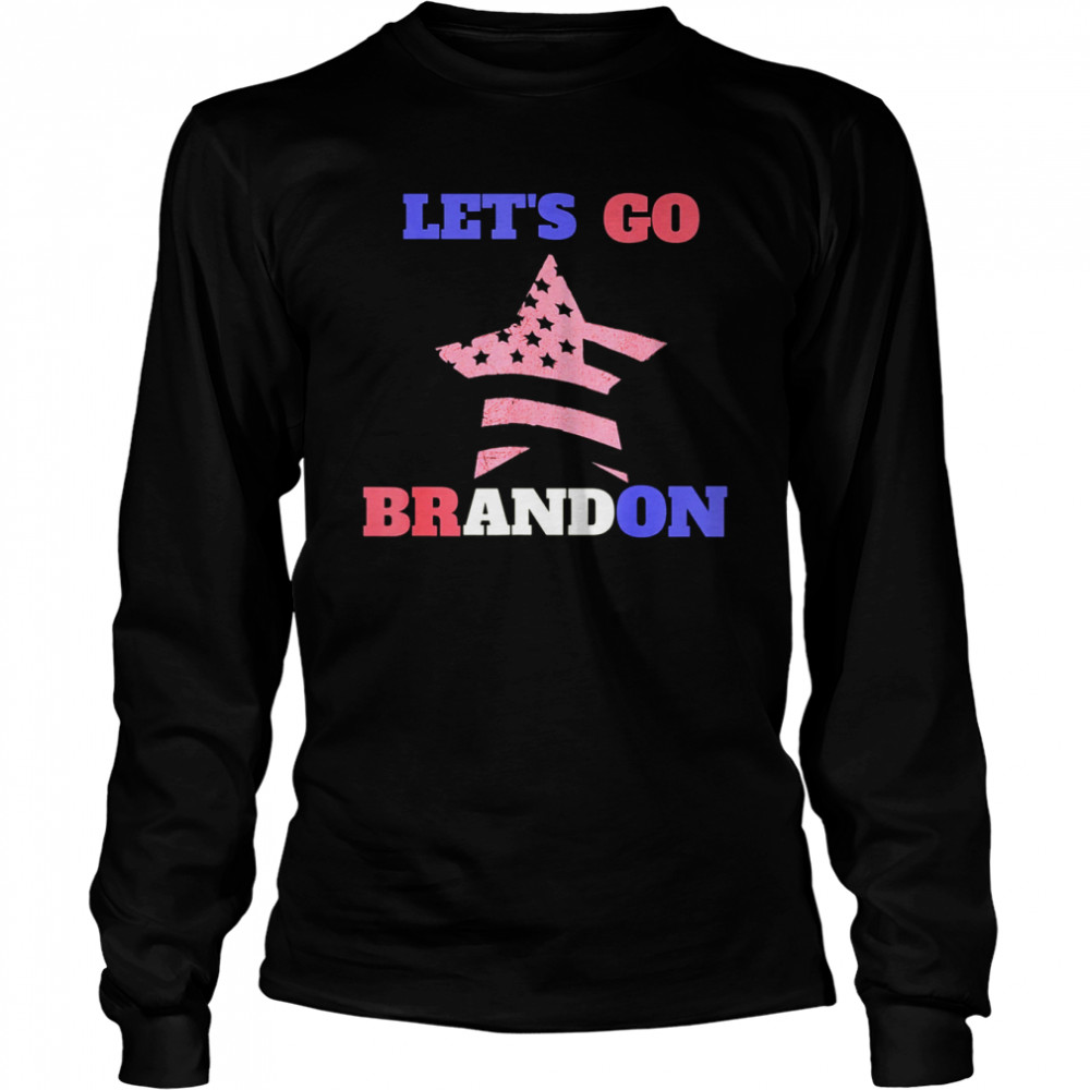 Let’s Go Brandon Star US Flag Long Sleeved T-shirt