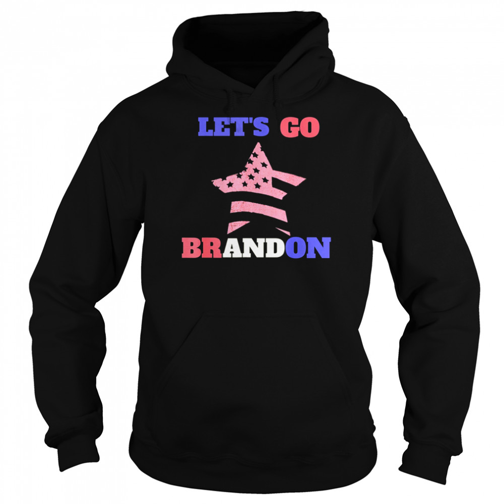 Let’s Go Brandon Star US Flag Unisex Hoodie