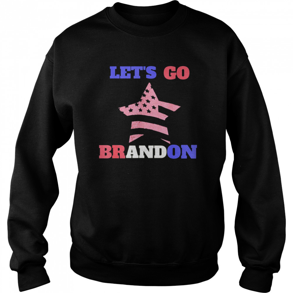 Let’s Go Brandon Star US Flag Unisex Sweatshirt