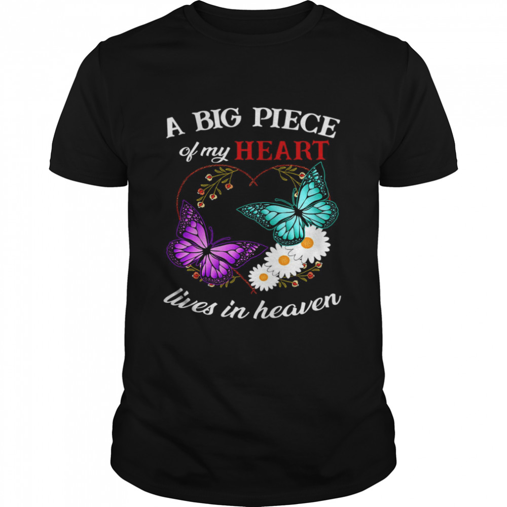 A big piece of my heart lives in heaven shirt Classic Men's T-shirt