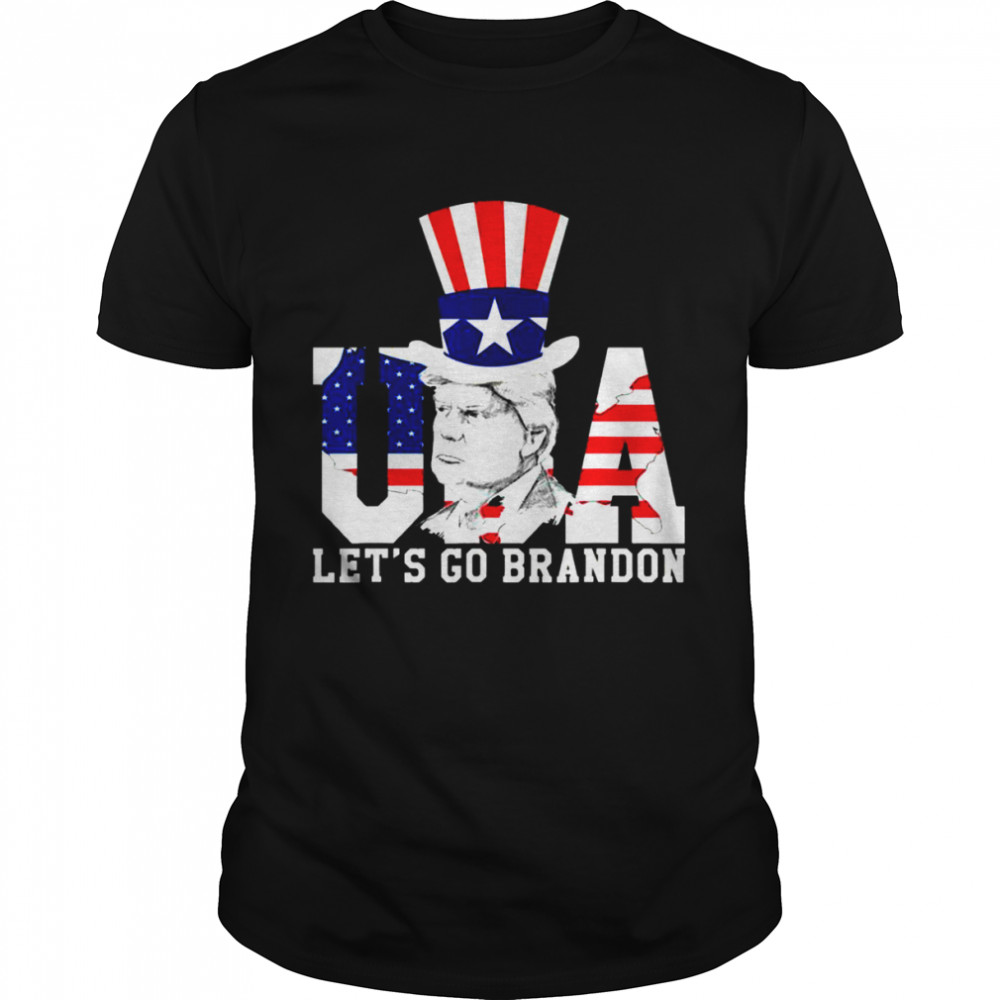 Lets Go Brandon Let’s Go Brandon Usa Flag Trump 2024 Gift T-Shirt