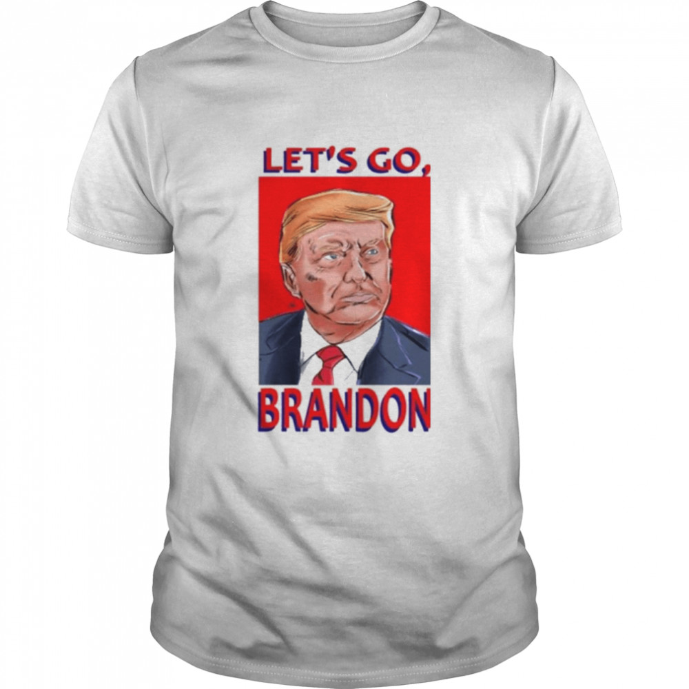 Let’s Go, Brandon Trump Face Tribute T-Shirt