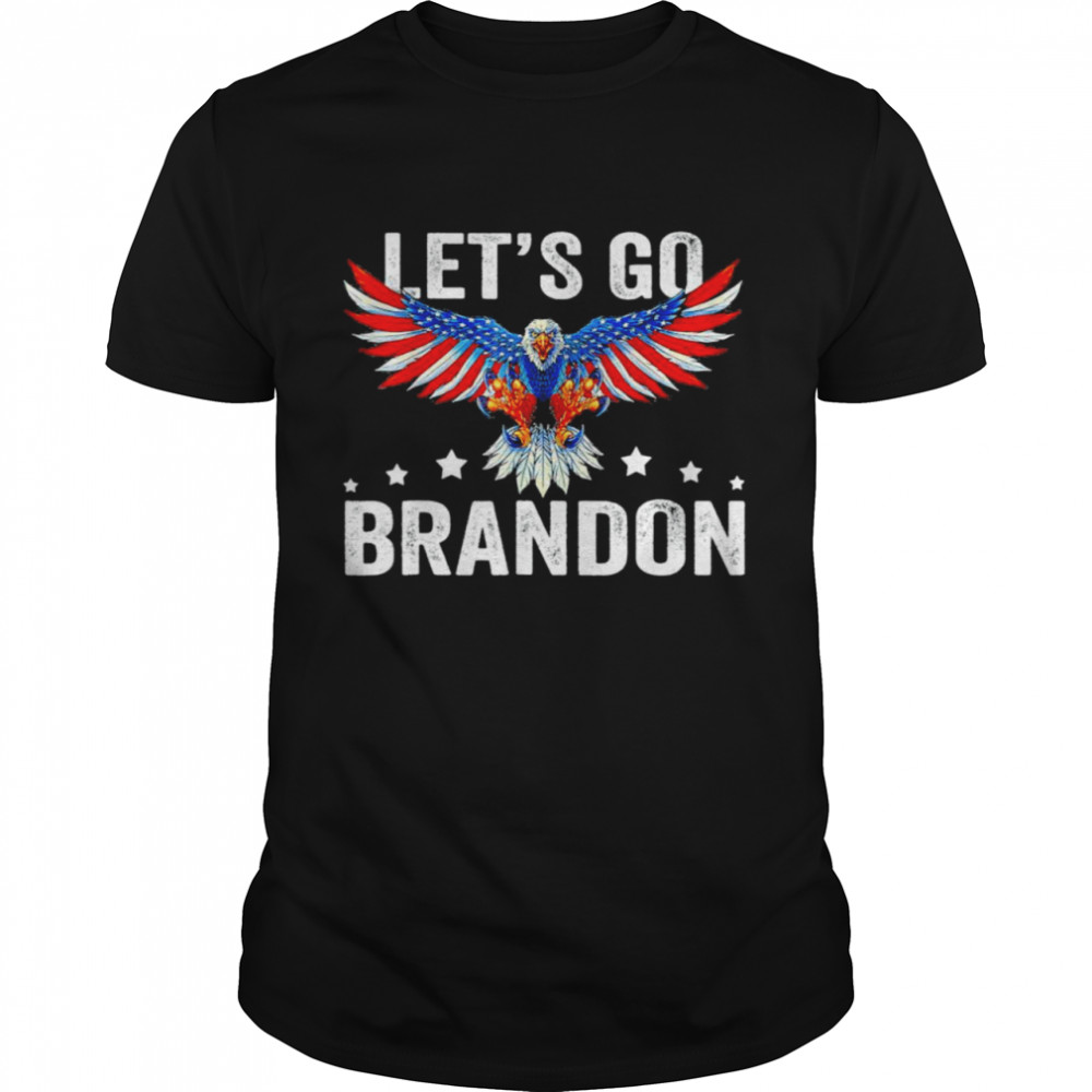 Let’s Go Brandon US Eagle Flag Joe 46 Chant Tee Shirt