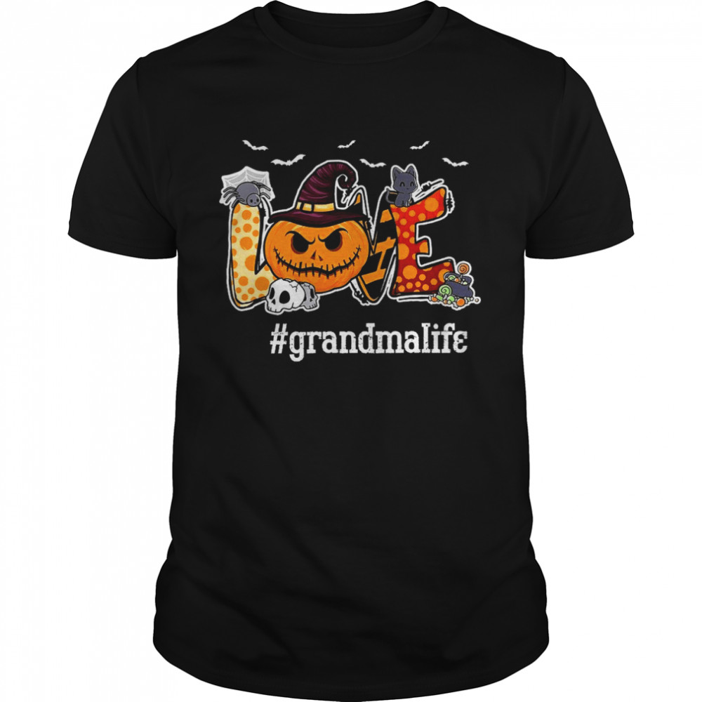 Love Pumpkin Grandma Life Happy Halloween Classic Men's T-shirt