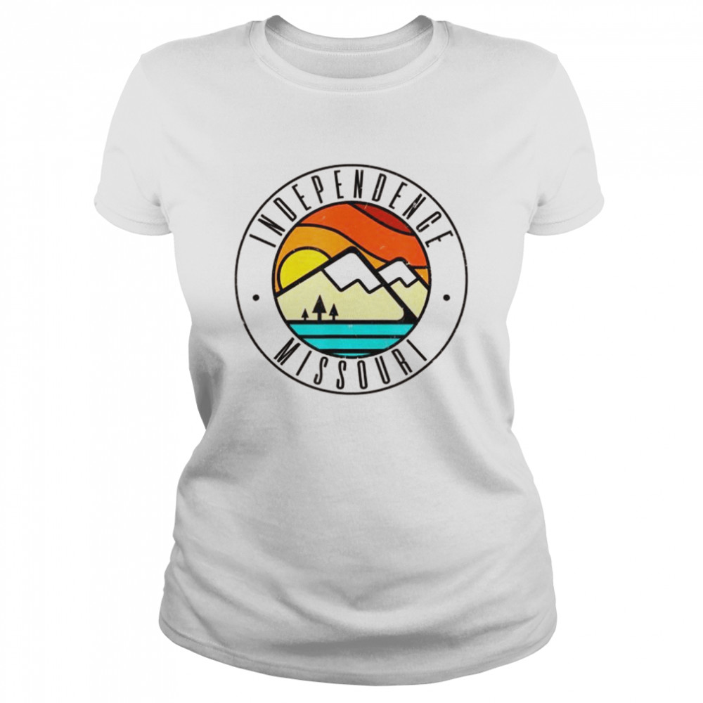 Minimalist Outdoors Independence Missouri MO Classic Women's T-shirt