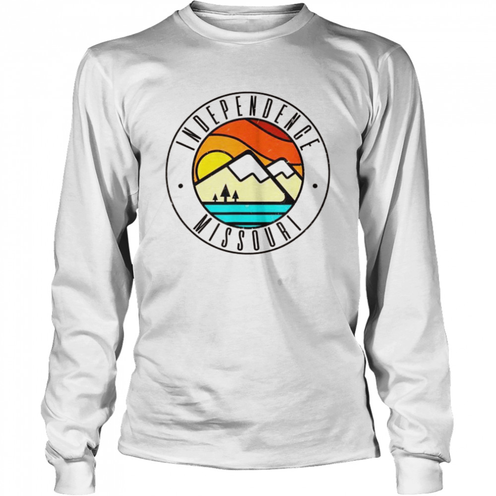 Minimalist Outdoors Independence Missouri MO Long Sleeved T-shirt