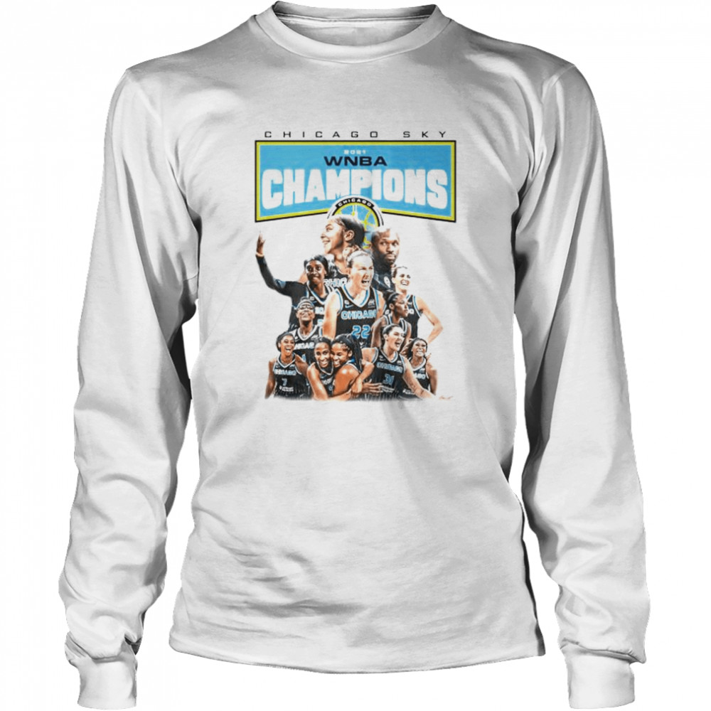 Nice chicago Sky 2021 WNBA champions players shirt Long Sleeved T-shirt