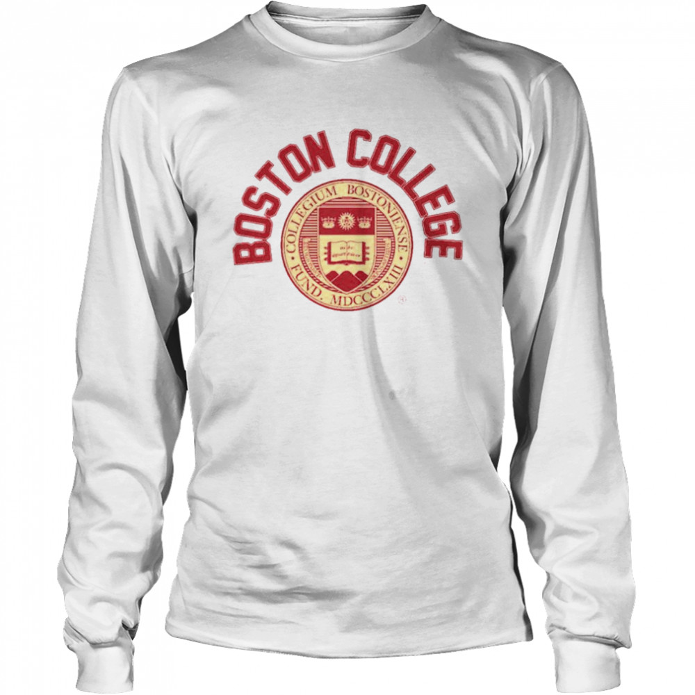 Original boston College Retro Seal shirt Long Sleeved T-shirt