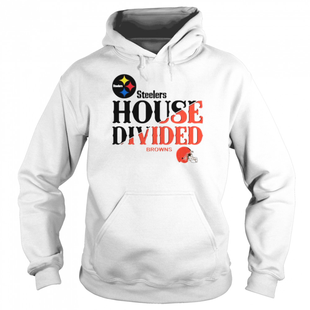 Pittsburgh Steelers house divided Cleveland Browns shirt Unisex Hoodie