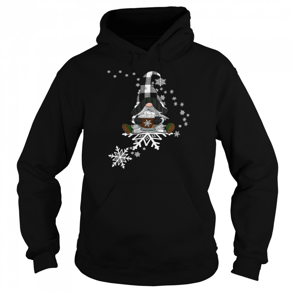 Wintertime Snowflakes Gnome Unisex Hoodie