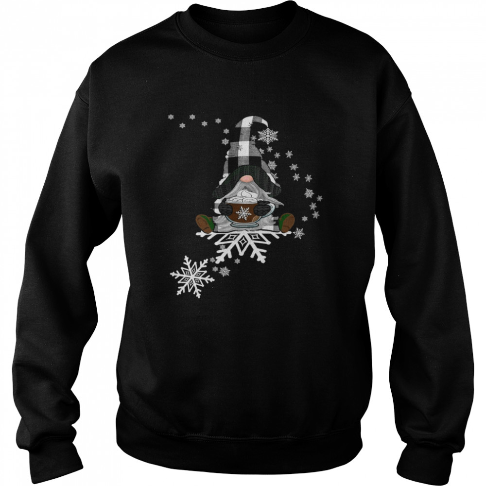 Wintertime Snowflakes Gnome Unisex Sweatshirt