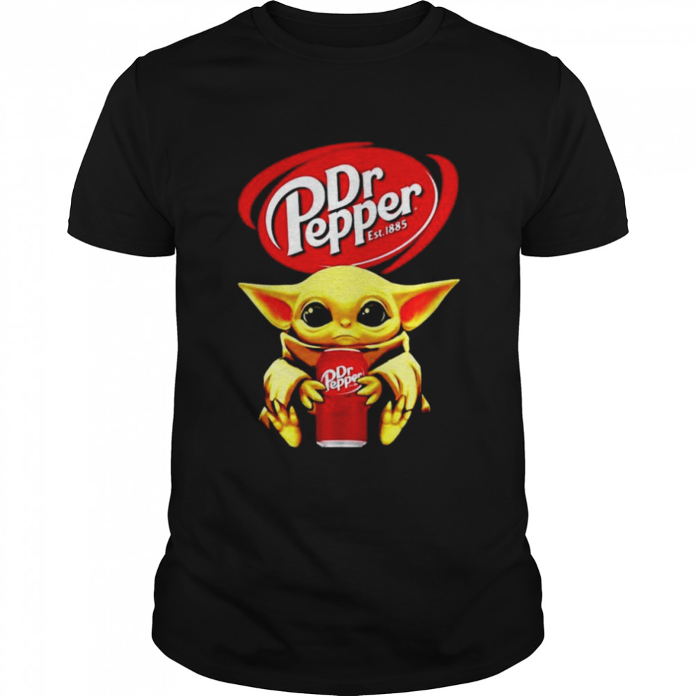 Baby Yoda Hug Dr Pepper shirt Classic Men's T-shirt