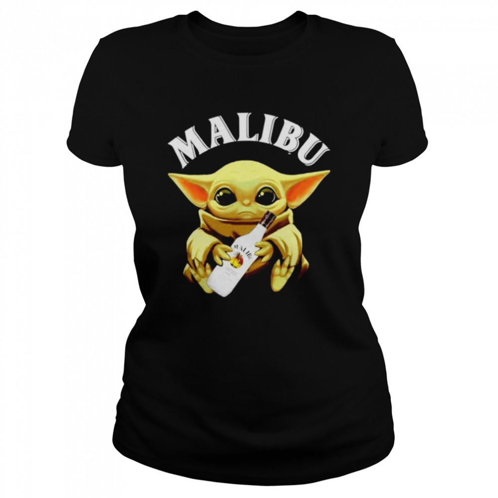 Baby Yoda Hug Malibu shirt Classic Women's T-shirt