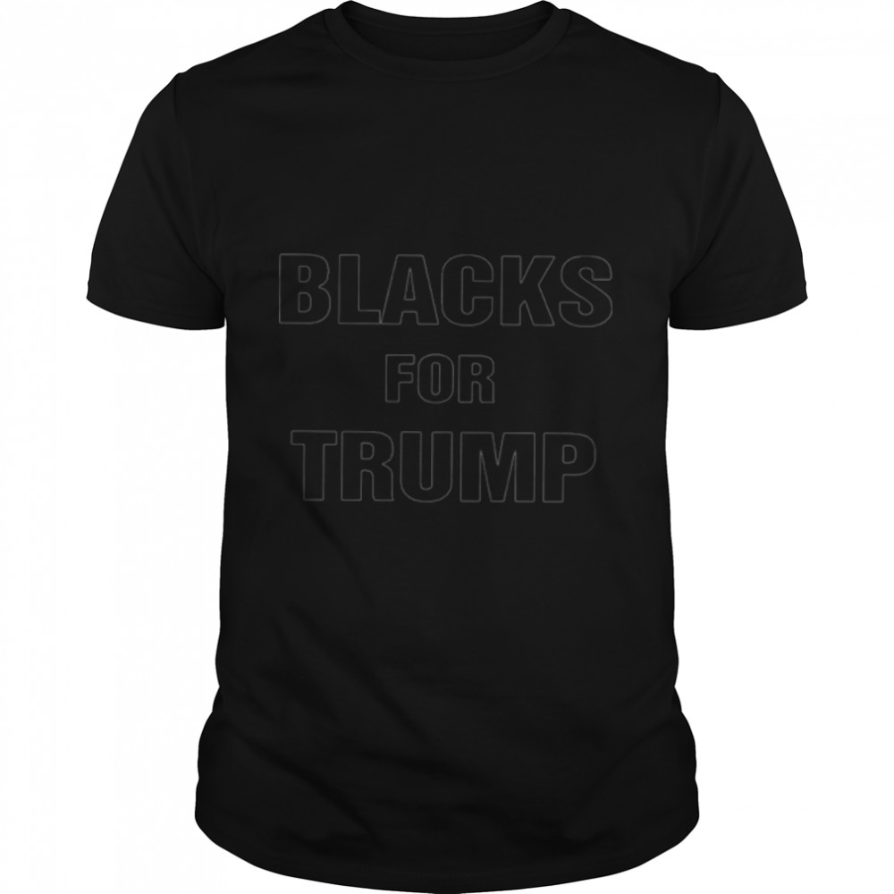 Blacks for Trump shirt Classic Men's T-shirt