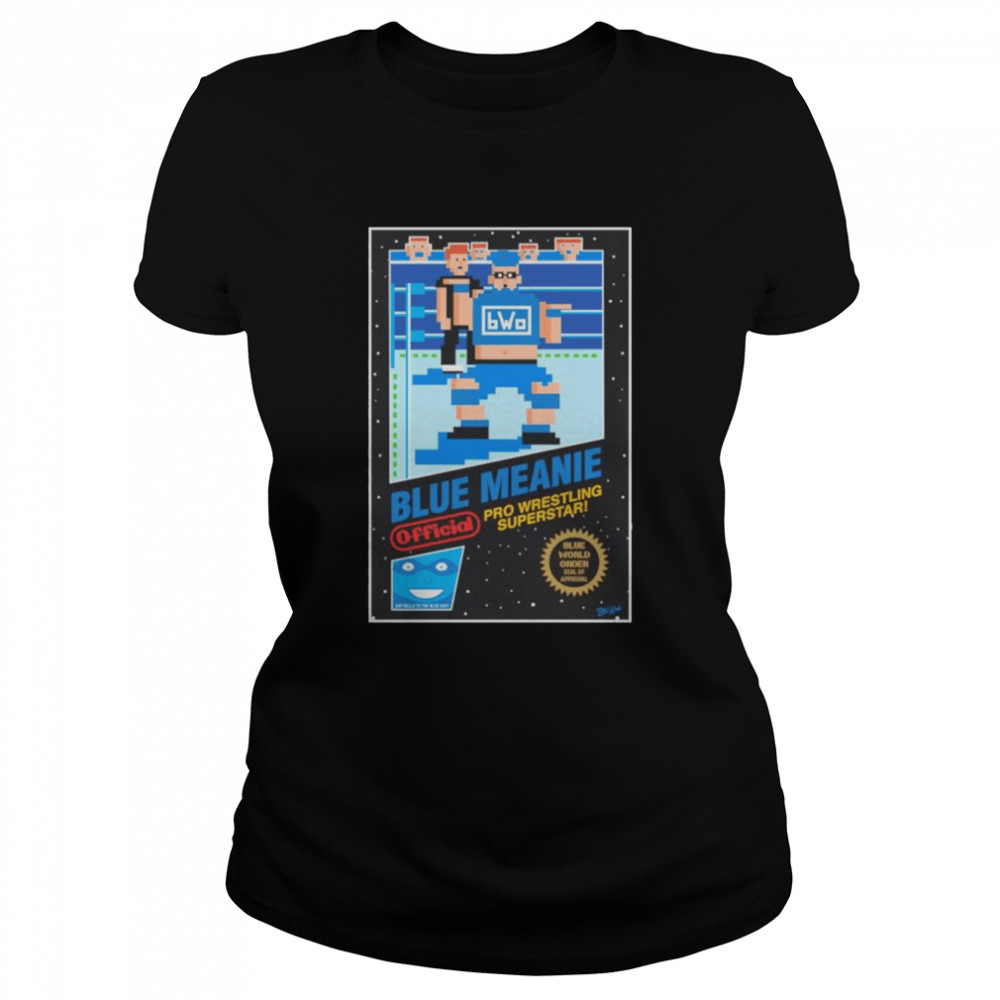 Blue Meanie pro wrestling superstar shirt Classic Women's T-shirt