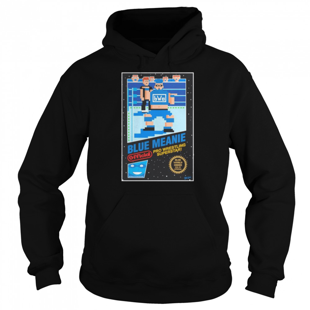 Blue Meanie pro wrestling superstar shirt Unisex Hoodie